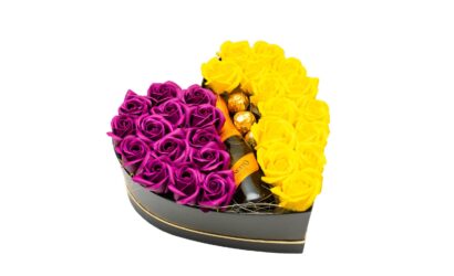 Aranjament în formă de inimă - "Prosecco" - Flowers31