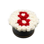 Aranjament floral rotund - Cu cifra personalizată - Flowers31