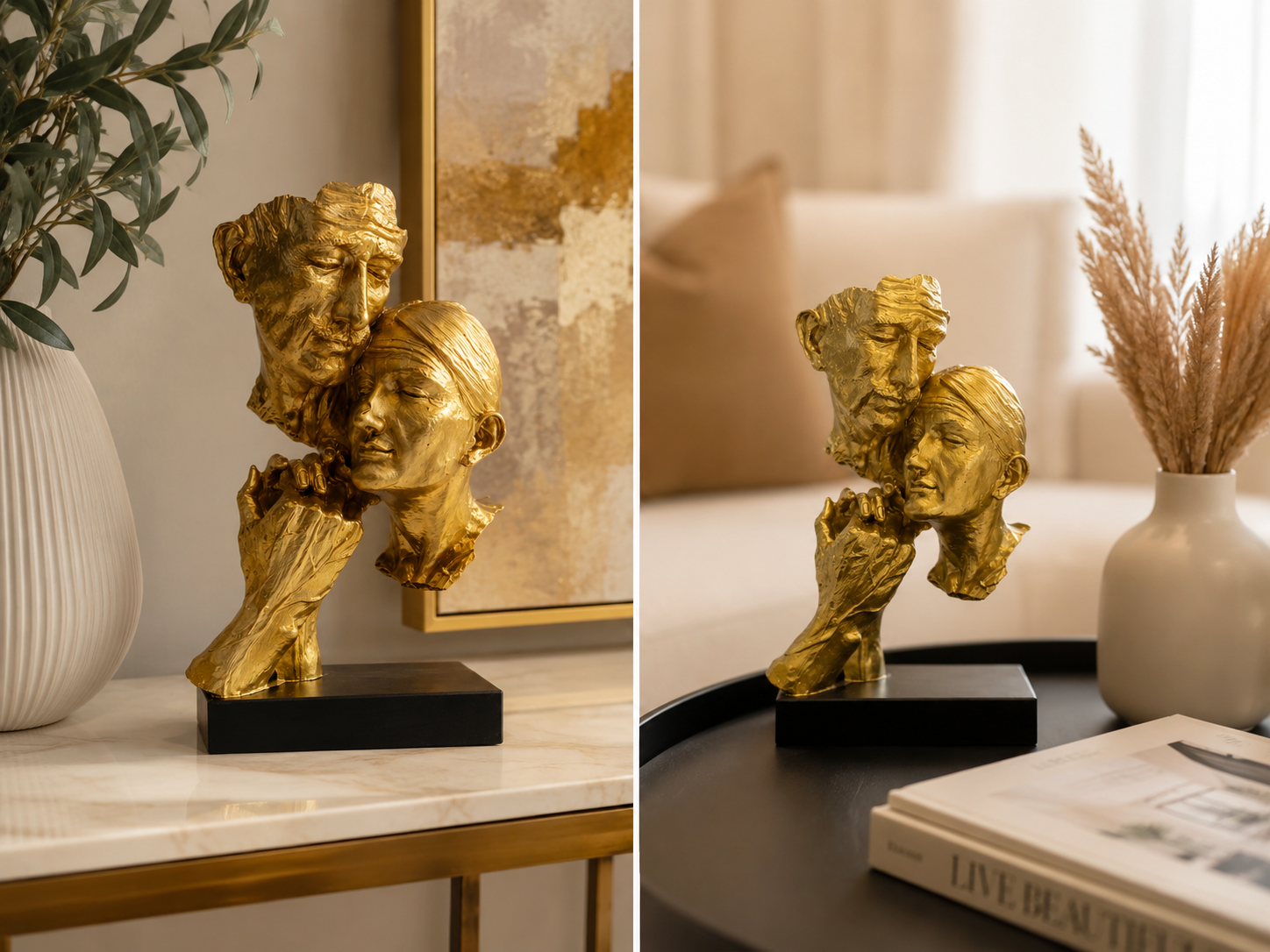 Statuetă decorativă – Îmbrățișarea eternă-Flowers31