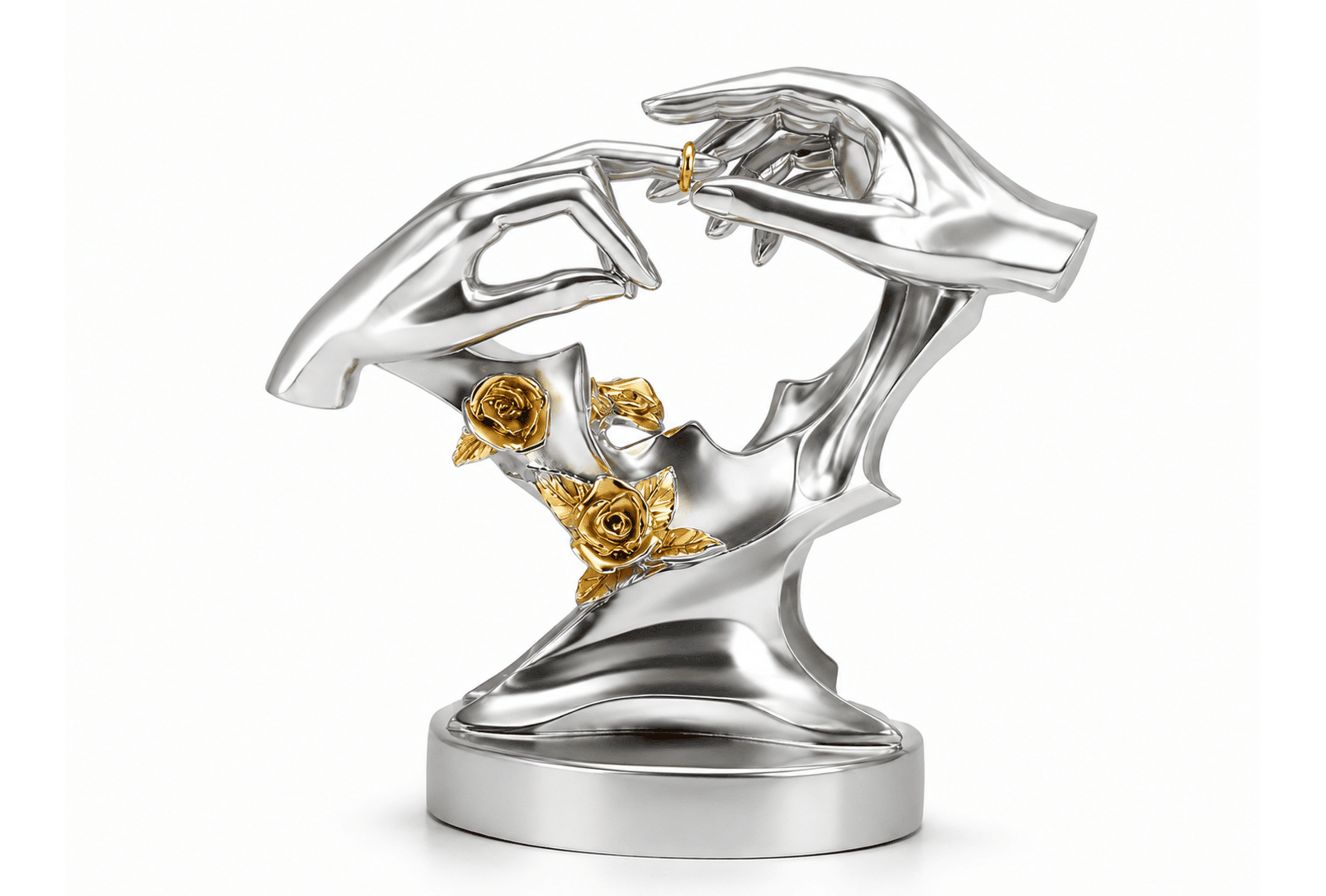 Statuetă decorativă pentru logodnă-Flowers31