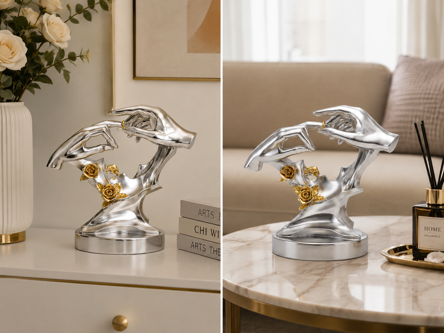 Statuetă decorativă pentru logodnă-Flowers31