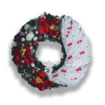 Coronița de Crăciun– Model unic- Flowers31