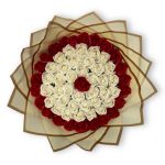 Buchet 55 Trandafiri din Săpun – Trandafiri Eleganți - Flowers31