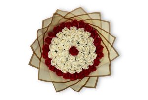 Buchet de Trandafiri din Săpun – 55 Trandafiri Eleganți - Flowers31