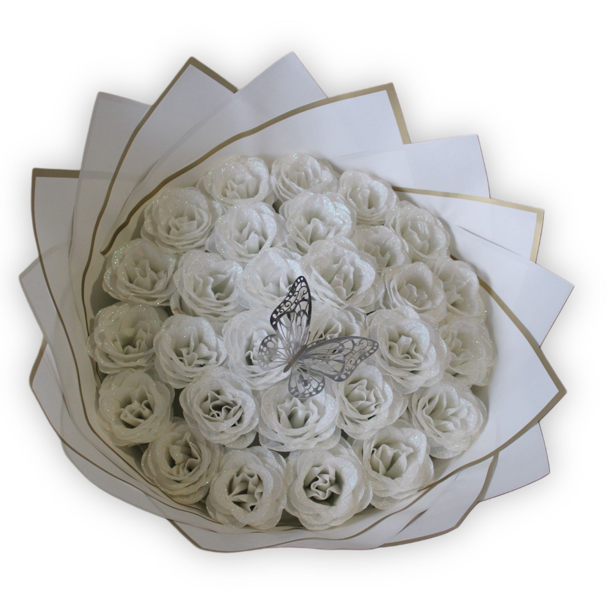 buchet-29-trandafiri-albi-imperiali-glittery-white-Flowers31