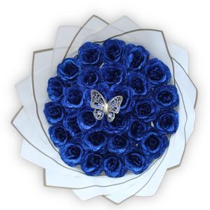 buchet-29-trandafiri-albastru-imperial-Flowers31
