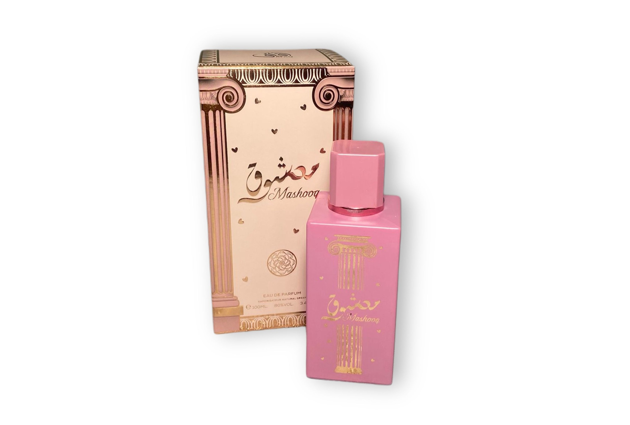 Parfum Mashooq 100ml pentru femei sticlă roz elegantă-Flowers31
