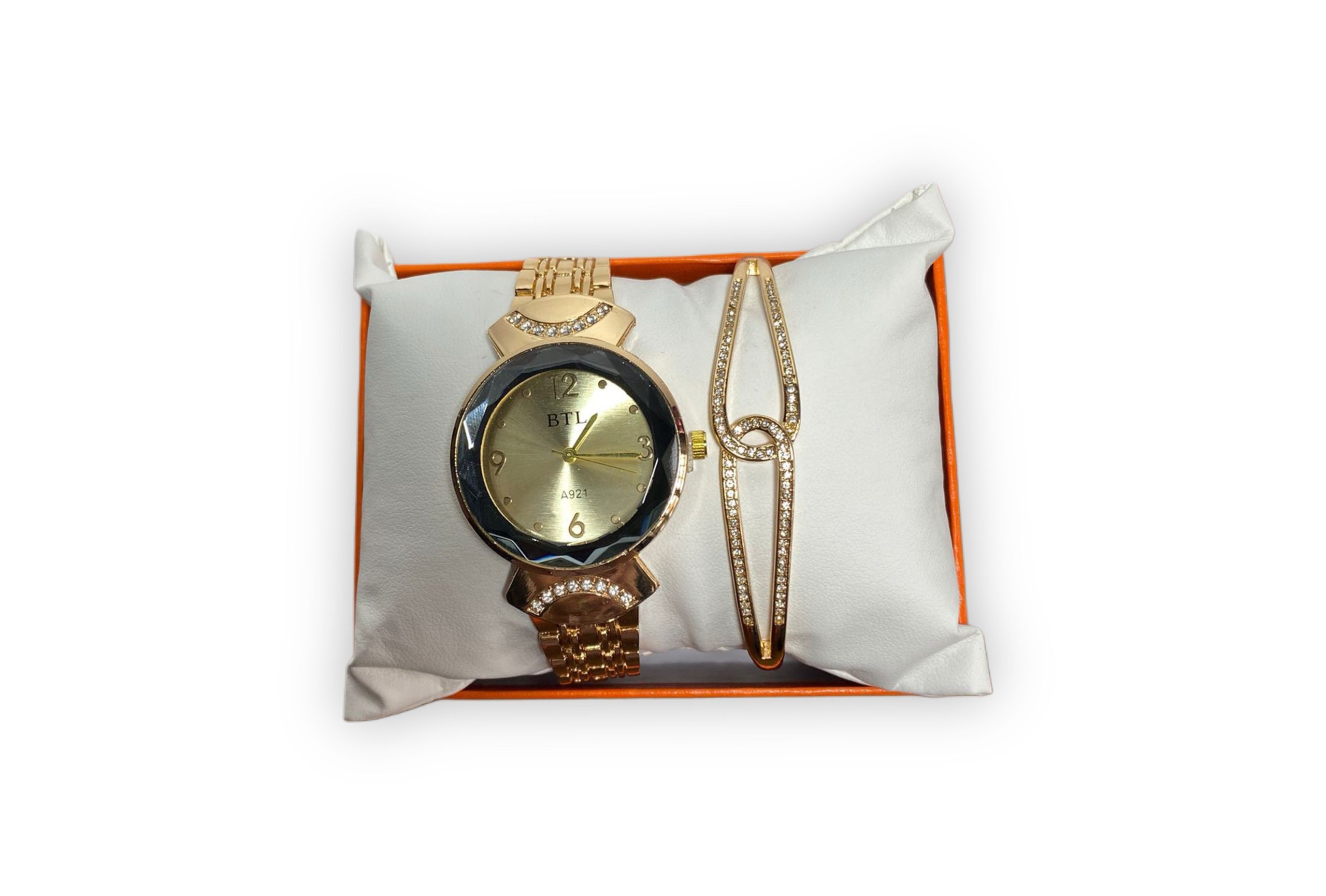 Set Cadou Ceas și Brățară Gold-Flowers31