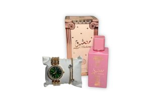 Set Cadou Femei – Ceas Auriu Elegant & Parfum Mashooq | Cadou Romantic și Rafinat pentru Ea-Flowers31