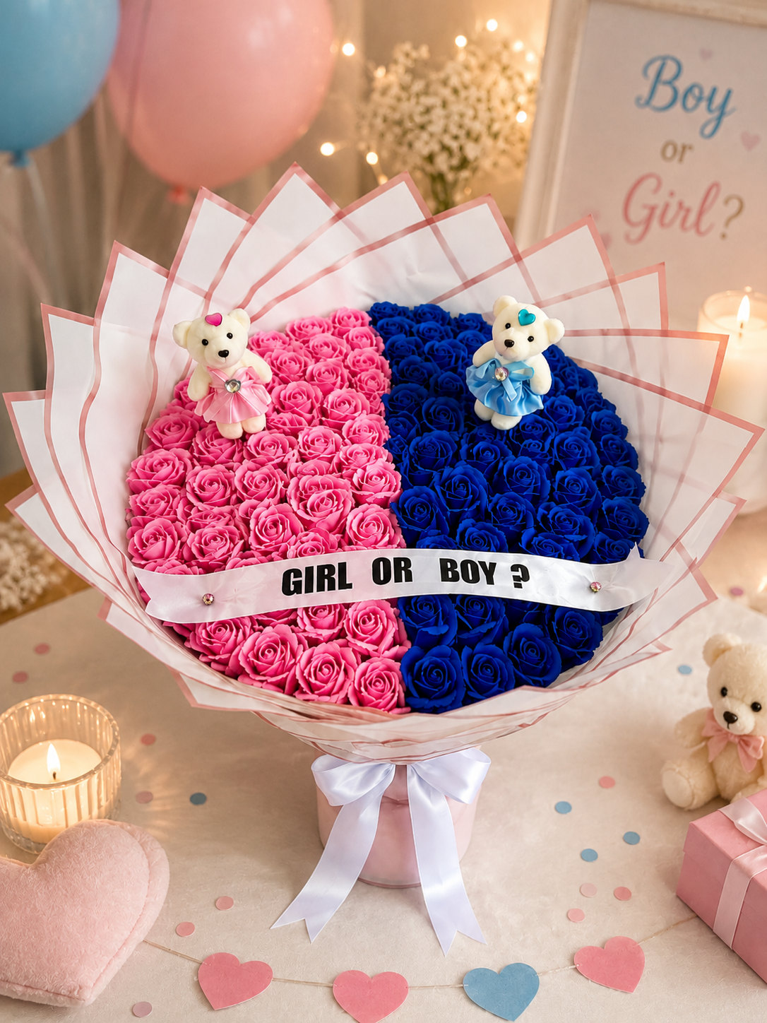 buchet gender reveal-Flowers31
