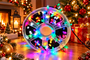 Instalație Crăciun 50m cu 240 LED-uri Multicolore – Luminițe Decorative - Flowers31