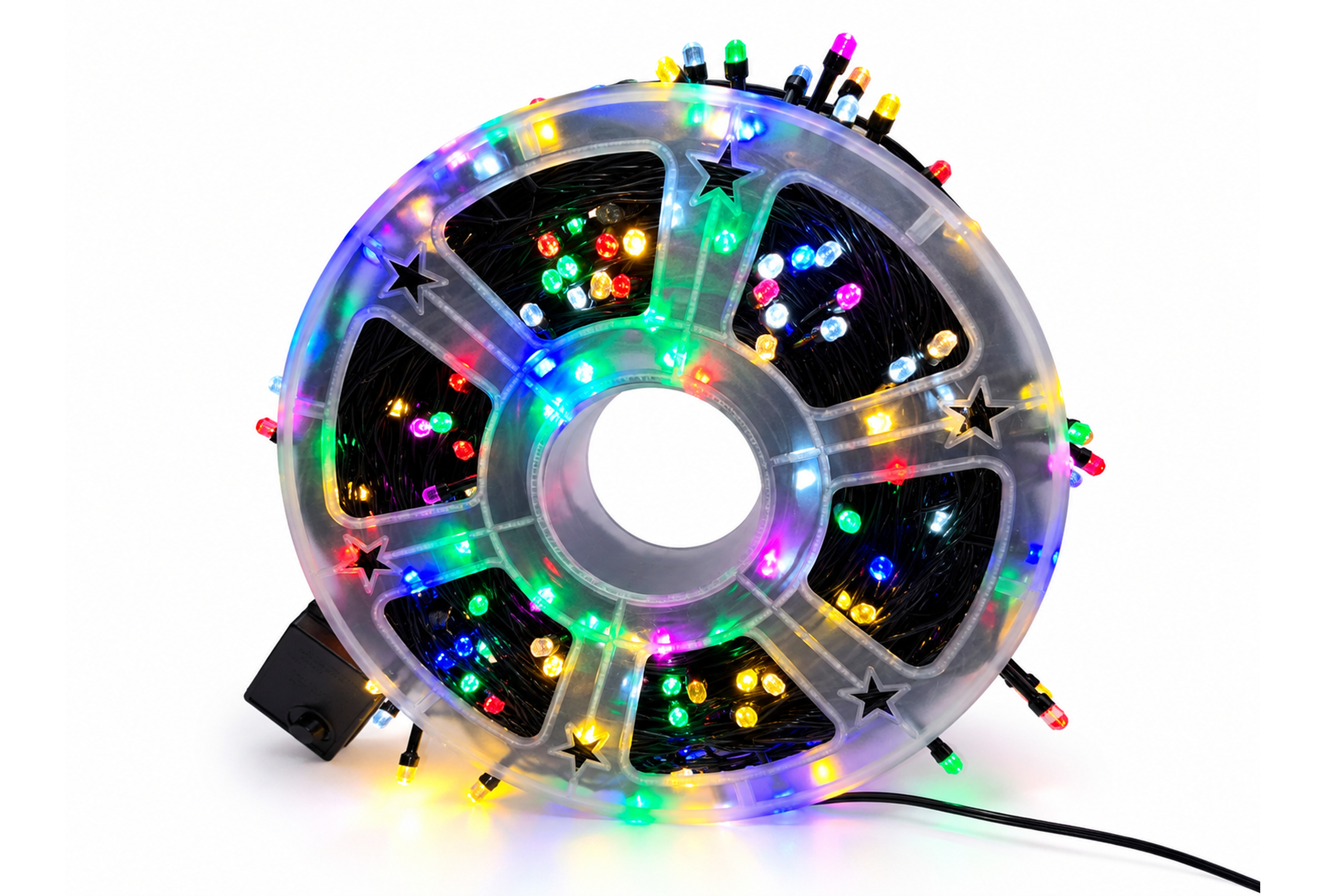 Instalație Crăciun 100m cu 480 LED-uri Multicolore – Luminițe Decorative - Flowers31