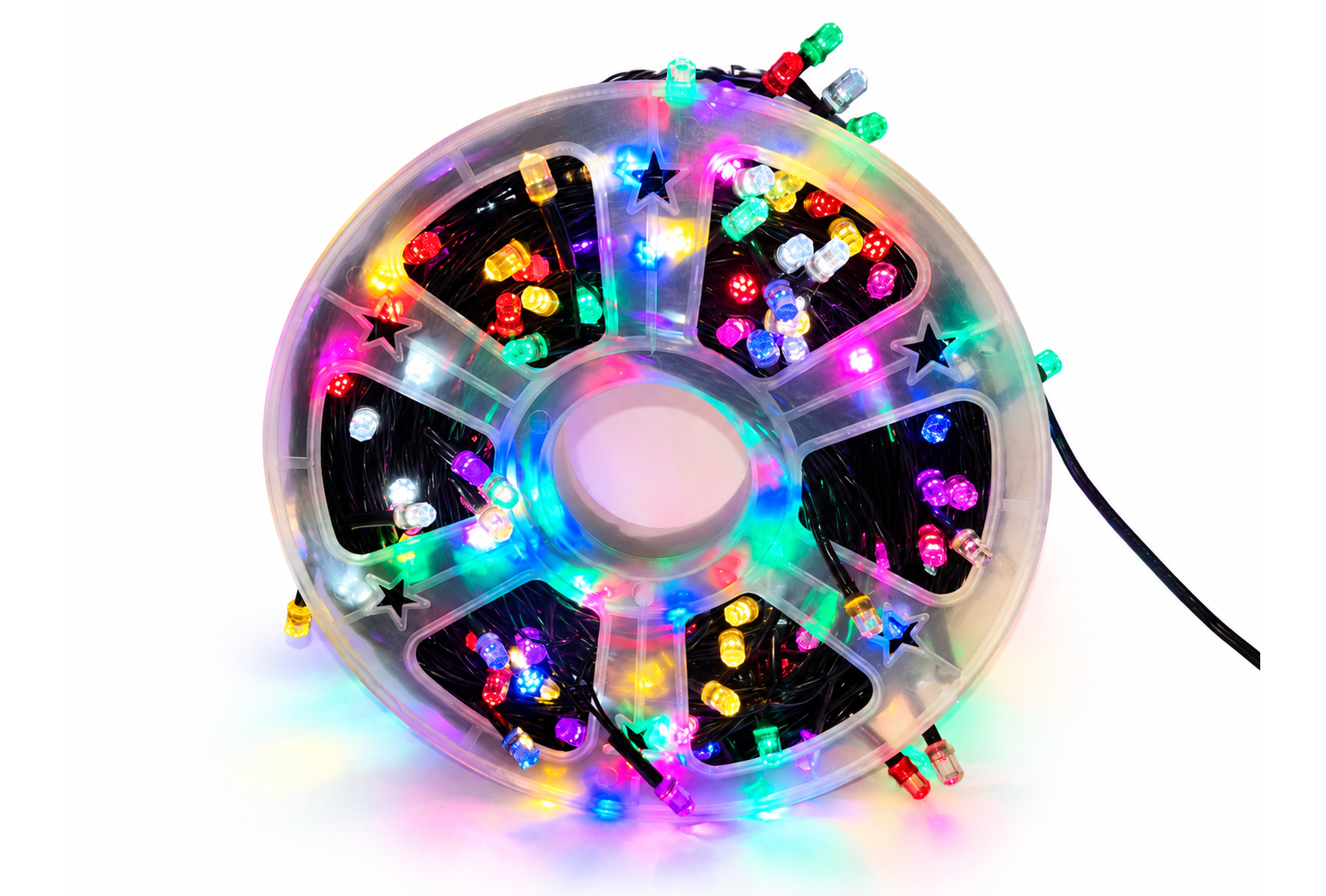 Instalație Crăciun 50m cu 240 LED-uri Multicolore – Luminițe Decorative - Flowers31